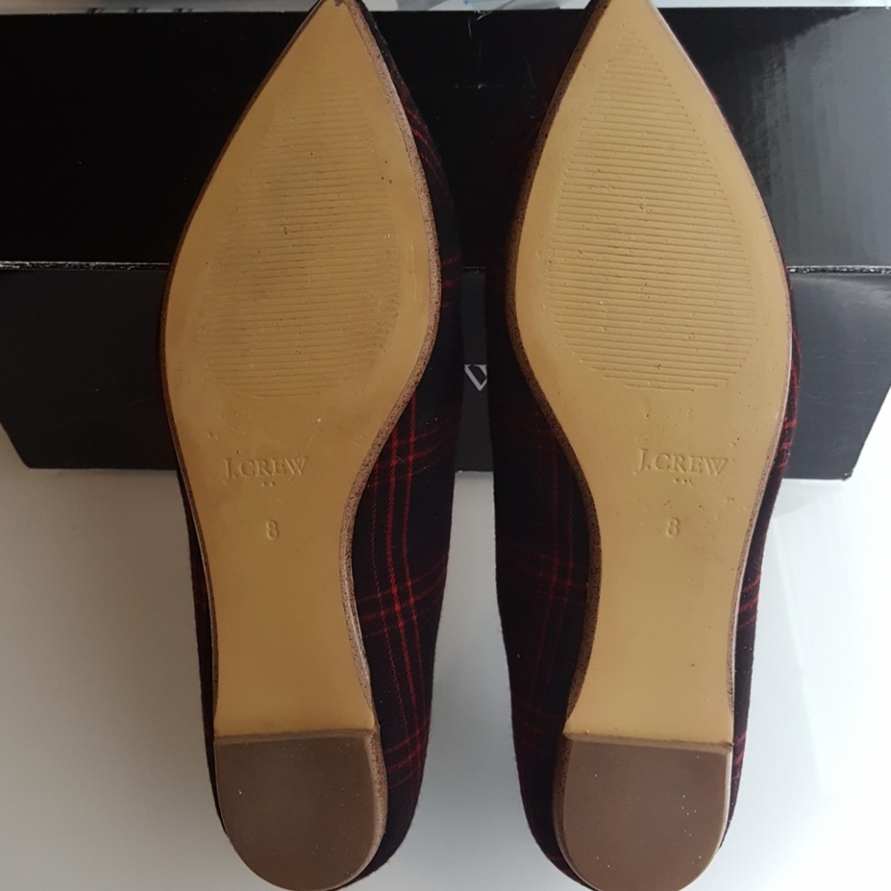 20:07  JCrew Plaid Pointed Flats - Picture 9 of 12
